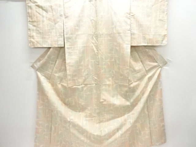 JAPANESE KIMONO / TOKAMACHI TSUMUGI / WOVEN ABSTRACT